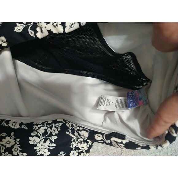 Coco Rave Strapless Floral Mini Dress Md Sexy Boho Cottage Core - Picture 9 of 11